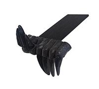 Ysyqkn Griffe de Démon 3D, Main Du Diable, Fait Main, En Résine, Accessoire de Lecture Fait Main, pour Les Amoureux Des Livres, Décoration pour H, Gris