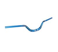 Ysyqkn Guidon de Vélo de Montagne Haut Barre Élargie Aluminium Robuste Marquage Central de Réglage Compatible Réparations Adapté Au Vélo Tout Chemin S, Bleu 780mm