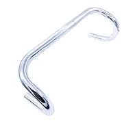 Ysyqkn Guidon de Vélo de Route Courbé en Aluminium, Léger et Flexible, Idéal pour Les Accessoires de Bricolage, Argent