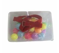 Ysyqkn Jeu Balle Balancement Divertissement Shaking Swing Balls Jeu Set Équilibre Mouvement Matériau PP Convient Groupe Enfants Adultes Pelouse Jardin Intéri, Bracelet rouge