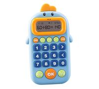 Ysyqkn Jeu de Mathématiques électronique, Jouet Mathématique, Jouet éducatif, Calculatrice électronique pour Enfants de 5 à 12 Ans, Bleu