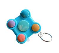 Ysyqkn Jeu de Mémoire Électronique Jeu Musical Éducatif Puzzle Cérébral Interaction Sociale Portable Fabriqué En PP Adapté Aux Enfants Adultes, Bleu