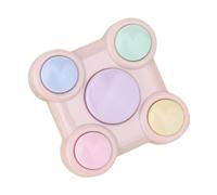 Ysyqkn Jeu de Mémoire Électronique Jeu Musical Éducatif Puzzle Cérébral Interaction Sociale Portable Fabriqué En PP Adapté Aux Enfants Adultes, Rose