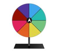 Ysyqkn Jeu de Roulette de Table, Rotatif, Personnalisable avec des Repères et Facile à Assembler pour événements, Magasins et Fêtes.
