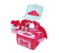 Ysyqkn Jouet D'Imitation Portable Kit Roleplay Sac à Dos Accessoires Cuisine Éducatif Simulation Matériau Plastique Adapté pour Intérêt, Cosmétique
