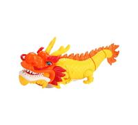 Ysyqkn Jouet Électrique Dragon Jouet Musical Mouvement Sons Lumière Interactif Cadeau Créatif Convient Décoration Chambre Cadeau d'Anniversaire Jeu