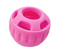 Ysyqkn Jouet Interactif pour Chien Balle Chien Silicone Accessoire Animal Réutilisable Distributeur de Friandises Compagnon Fidèle, Rose