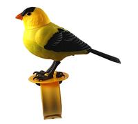 Ysyqkn Jouet Perroquet avec Chants d'oiseaux, Perroquet électrique à Commande Vocale, Figurine D'oiseau, b