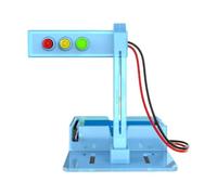 Ysyqkn Kids Traffic Light Jouet Manuel Circuit Expérimental Ensemble Science Physique Fonction Apprentissage Assemblage Convient à l'Éducation Précoce