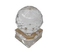 Ysyqkn Kit de Tampon En Verre pour Maquilleurs, 2x1,5cm