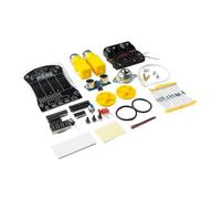 Ysyqkn Kit de Voiture Robot Autonome Jouet Technologique Modèle Électronique Projet à Assembler Permettant Le Contrôle des Mouvements Adapté Aux Jeunes Passi, Roue à œil de Bœuf