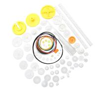 Ysyqkn Kits de 82 Pièces D'engrenages : Engrenages à Vis Sans Fin, Engrenages Coniques, Engrenages à Réduction Simple et Double, Engrenages Divers.