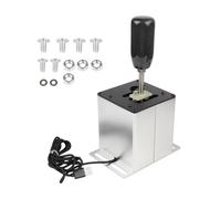 Ysyqkn Levier de s de Simulation PC USB en Alliage d'aluminium, Haute Performance, Accessoire de Jeu pour G29 T300RS, 6 Vitesses