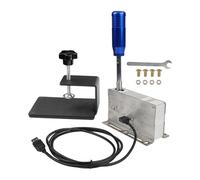 Ysyqkn Levier de Séquentiel USB pour PC, Frein à Main, Boîtier Métallique, Fonction Plug And Play, Compatible avec Divers Systèmes pour Une Simulati, Bleu
