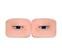 Ysyqkn Lot de 2 Modèles D'yeux 3D En Silicone, pour La Modélisation Des Cils, Modèles Souples pour La Pratique de de Cils