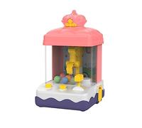 Ysyqkn Machine à Griffe Mini Crane Jeu Électronique Distributeur Bonbons Fonction Ludique Structure Couronne Adaptée à La Famille et Au Bureau, Modèle couronne rose
