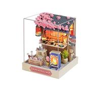 Ysyqkn Maison de Poupée Miniature en Bois à Construire et à Maquettiser. Créez Une Pièce Créative avec des Meubles Réalistes. Un Puzzle pour Les Collectionne, Maison de Nouilles Sakura