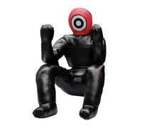Ysyqkn Mannequin D'entraînement pour, Jitsu, La Boxe et Le, en Polyuréthane Non Gonflé, Idéal pour L'entraînement à Domicile, Visage Rouge 140cm