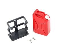 Ysyqkn Mini Réservoir de Carburant Accessoire pour Voiture RC Décoration pour Crawler Simulé Élément de Personnalisation en PP Adapté pour Passionnés de, Rouge