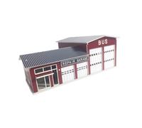 Ysyqkn Miniature Maquette de Bâtiment Ville Décor Micro Modèle Architecture Simulation Réaliste Ornement Collectible PP Convient Hobbyistes Bureau, Style A