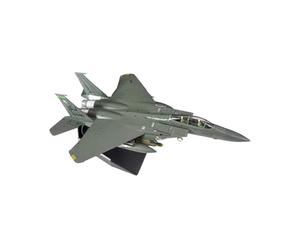 Ysyqkn Modèle à l'échelle 1:100 d'un jet de chasse F-15E, décoration de bureau, souvenir et objet de collection