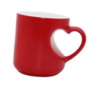 Ysyqkn Mug à Café Thermosensible, 'hôtel pour La Saint-Valentin, Mug en Porcelaine, Tasse à Thé Originale, Rouge