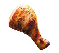 Ysyqkn Oreiller Peluche Simulation Alimentation Coussin Décoratif Canapé Jouet Créatif Remplissage Doux Convient à la Chambre Salon Photographie, Cuisse de Poussin
