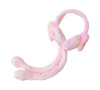 Ysyqkn oreilles Chauds et Moelleux pour Enfants, Réglables Grâce à Leurs Sangles Ajustables, pour Un Confort Optimal Par Temps Froid, Adaptés Aux Fille, Rose clair