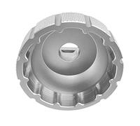 Ysyqkn Outil de 46 Mm en Aluminium pour Boîtier de Pédalier de Vélo, Permettant Le Démontage et La Réparation des Cuvettes, Argent, 46mm