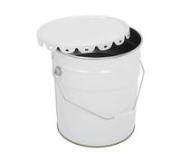 Ysyqkn Paint Can Seau Métal Robuste avec Couvercle Hermétique et Poignée Pratique pour Peintures Enduits Solvants Adapté Aux Artisans Rénovation Loisi, 20l