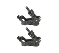 Ysyqkn Paire de Fixations de Snowboard Comprenant des Pièces de Rechange, Un Ensemble Complet D'accessoires, des Supports et des Vis en Acier PP