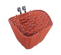 Ysyqkn Panier Avant pour Vélo, Léger, Grande Capacité, Facile à Monter, Panier de Rangement, Sac de Transport pour Vélos Pliants, Brun