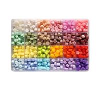 Ysyqkn Perles de Cire à Cacheter Chat pour Tampon Bâtonnets de Sceau Créatifs pour Correspondance Perles En Pp Durables Facile à Transporter Adapté, c
