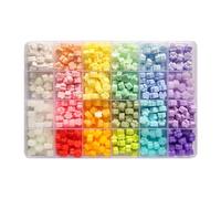 Ysyqkn Perles de Cire à Cacheter Chat pour Tampon Bâtonnets de Sceau Créatifs pour Correspondance Perles En Pp Durables Facile à Transporter Adapté, b