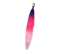 Ysyqkn Perruque Queue de Cheval à Faire Soi-même, Accessoires En Fibre Douce Haute Température avec élastique, Idéale pour Les, Les Fêtes et Les évén, C25