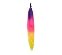 Ysyqkn Perruque Queue de Cheval à Faire Soi-même, Accessoires En Fibre Douce Haute Température avec élastique, Idéale pour Les, Les Fêtes et Les évén, C39