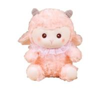 Ysyqkn Petite Peluche Mouton Jouet Animal Doux Original en Polyester avec Rembourrage PP Coton Adaptée Aux Enfants Décoration Voiture Chambre Salon Cadeau Ha, Rose
