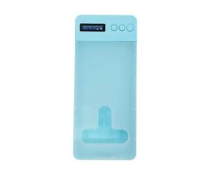 Ysyqkn Phone Lock Box Minuteur Coffret Téléphone Boîte Verrouillage Minuterie Contrôle Impulsions Conteneur Stockage Sécurisée Portable PP Affichage Digital, Bleu