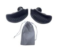 Ysyqkn Poignées Demusculation Silicone Antidérapantes Gants Deprotection Renforcement Ergonomique pour Entraînement avec Sac Derangement Adaptées Homme, Noir
