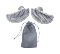 Ysyqkn Poignées Demusculation Silicone Antidérapantes Gants Deprotection Renforcement Ergonomique pour Entraînement avec Sac Derangement Adaptées Homme, Gris