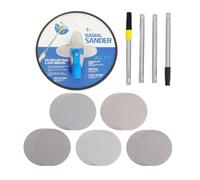 Ysyqkn Ponceuse à Plaques de Plâtre avec Rallonge, Utilisation Polyvalente avec Des Feuilles Abrasives, Diamètre 23 Cm