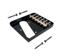 Ysyqkn Pontet de Guitare Basse Électrique Accessoire Partie Instrument Laiton Métal Remplacement Réglage Individuel Conception Classique Adapté à La Scène St, Noir