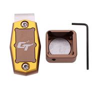 Ysyqkn Porte-Craie Magnétique Billiard Pool Cue Tip Chalk Holder Fixation Murale Outil Bâton de Billard Tout Métal à Suspendre Adapté à
