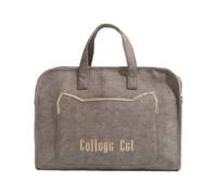 Ysyqkn Porte-Documents Hommes Sacoche Ordinateur Portable Mallette Laptop Travail Multifonction PU Cuir Imperméable Convient pour Déplacements Affaire, Gris