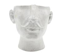 Ysyqkn Pot de Fleurs en Résine Représentant Un Visage - Centre de Table Unique pour Jardin Ou Balcon