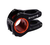 Ysyqkn Potence de VTT Potence Courte pour Vélo 31.8mm 35mm Fixation Fourche Avant Aluminium Installation Simple Adaptée Au Cyclisme sur Route VTT Vélo Urbain, Noir