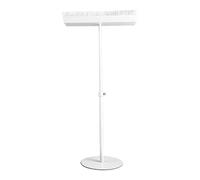 Ysyqkn Présentoir à Perruques et Extensions de Cheveux En Acrylique, Support Compact, Hauteur Réglable pour et Le Séchage, Blanc