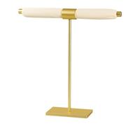Ysyqkn Présentoir Bague Organisateur Support Bijoux Métal Velours Plateau Amovible Adapté pour Rangement Vitrine Magasin Coiffeuse, Beige
