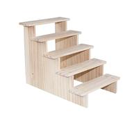 Ysyqkn Présentoir de Collection, Présentoir en Bois, étagère pour Buffets de Bonbons, Présentoir à Desserts et Cupcakes, 5 Couches 20cm