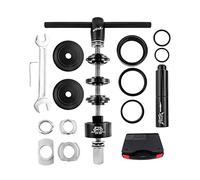 Ysyqkn Presse de Roulement Vélo Ensemble Outils Installation Roulements Bottom Brackets Aluminium Alloy Axe BB Montage Adapté Aux Amateurs de Vélo Ateliers P, Noir